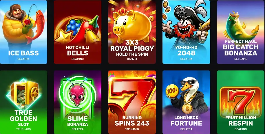 winboost casino popular games